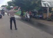 Polsek Tanjung Laksanakan Rawan Pagi, Ciptakan Lalu Lintas Lancar dan Tertib 