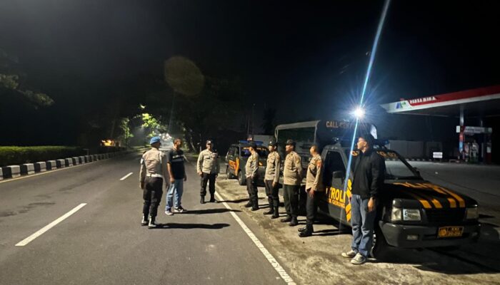 KRYD Gabungan Polsek Kuripan: Jaga Kamtibmas Bypass BIL Tetap Kondusif