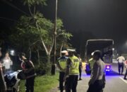 2 Kendaraan Diamankan, Patroli Polres Lombok Barat Gagalkan Balap Liar di Malam Hari