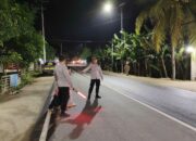Polsek Lembar Siaga, Pastikan Ketertiban Sholat Tarawih