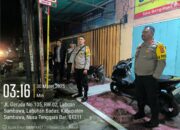 Polsek Labuhan Badas Laksanakan Patroli Subuh & Pengamanan Gendang Sahur