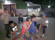 Wujudkan Lingkungan Aman, Polsek Kediri Intensifkan Patroli Malam di Desa Lelede