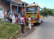 Polsek Buer Polres Sumbawa Laksanakan Pemantauan Arus Mudik dan Himbauan Keamanan