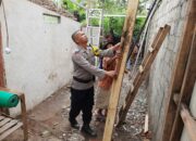 Anggota Polres Wonosobo Renovasi 3 Warga Tak Layak Huni di Desa Wonosobo