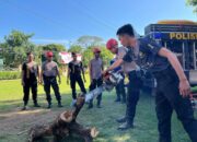 Siaga Bencana, Satsamapta Polres Bima Gelar Latihan Penggunaan Peralatan Search and Rescue