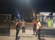 Polisi Rutin Patroli Malam di Depot LPG Sekotong Barat