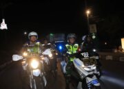 Patroli Sinergitas TNI-Polri Jaga Kamtibmas Malam Hari di Lombok Tengah. ‎