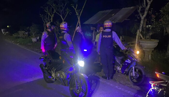 Tim Patroli Presisi Polres Lombok Barat Tingkatkan Keamanan Masyarakat Sejak Dini Hari