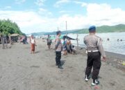 Keamanan Pantai Cemare Dijaga Ketat, Polsek Lembar Lakukan Patroli Rutin