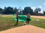 Pemantauan Panen Jagung oleh Bhabinkamtibmas Desa Sawe, Dukung Ketahanan Pangan Menuju Indonesia Emas 2045