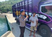 Sat Polairud Polres Dompu Amankan Bongkar Muat Jagung di Pelabuhan Soro, Fokus Cegah Tindak Kriminal