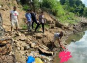 Geger! Jasad Bayi Laki-laki Ditemukan di Sungai Tamekan Taliwang Sumbawa Barat — Polisi Lakukan Olah TKP