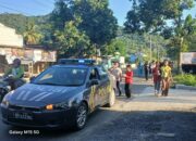 Polsek Seteluk Amankan Jalan Santai Warga Desa Meraran, Wujud Kehadiran Polri di Tengah Masyarakat