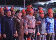 Kapolres Sumbawa Barat Hadiri Apel Syukur dan Launching Kartu Sumbawa Barat Maju
