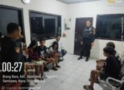 Patroli Blue Light Polres Sumbawa Bubarkan Pesta Miras Remaja Yang Memicu Keributan di Sebuah Kos