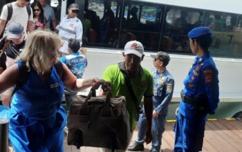 Arus Wisatawan di Senggigi Dijaga Ketat Aparat Gabungan NTB
