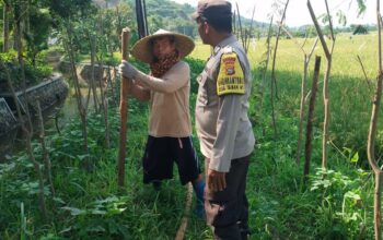 Bhabinkamtibmas Taman Ayu Galakkan Ketahanan Pangan Keluarga
