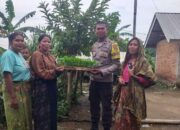 Dukung Ketahanan Pangan, Polsek Lembar Salurkan Bibit Cabai ke Warga