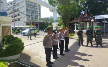 Ibu Wapres Kunjungi Lombok Barat, Polres Gelar Apel Keamanan Ketat