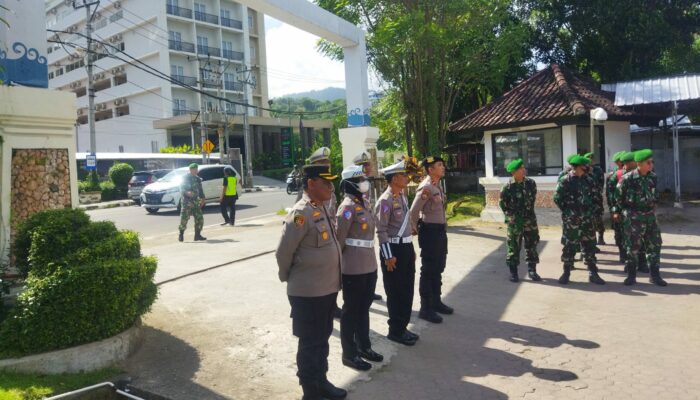 Kunjungan Ibu Wapres ke NTB, Polres Lombok Barat Gelar Apel Pengamanan