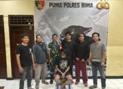 Aksi Heroik Satreskrim Polres Bima Berhasil Mengevakuasi Terduga Pelaku Penganiayaan di Desa Ragi