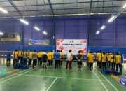 Turnamen Bulutangkis Satker Polres Lombok Barat Meriahkan Hari Bhayangkara ke-79