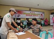 Polres Dompu Gelar Donor Darah Sambut Hari Bhayangkara ke-79, Anggota dan Bhayangkari Antusias Berpartisipasi