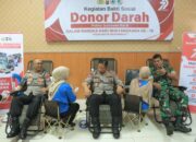 Semangat Peringati Hari Bhayangkara ke-79, Polres Sumbawa Barat Gelar Donor Darah