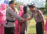 Kapolres Sumbawa Barat Pimpin Upacara Kenaikan Pangkat Personel Polres dan Kompi 2 Yon B Pelopor Sat Brimob Polda NTB