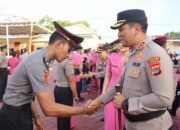 Polres Sumbawa Gelar Upacara Kenaikan Pangkat 57 Personel, Kapolres Tekankan Tanggung Jawab dan Profesionalisme