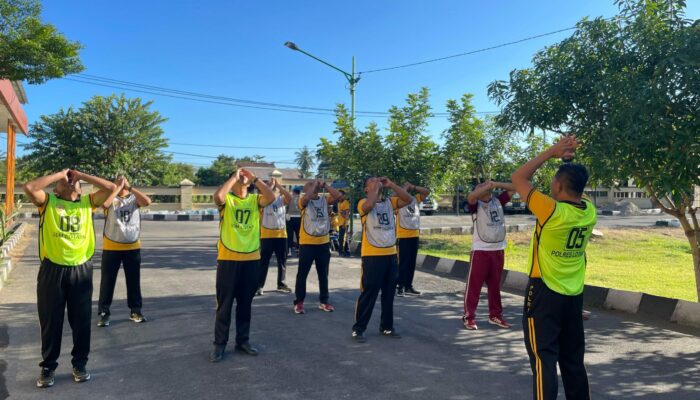 Polres Lombok Utara Gelar Tes Kesamaptaan Jasmani Semester II Tahun 2025