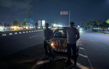Patroli Blue Light Polsek Kediri Cegah Kejahatan Jalanan di Jalur Rawan BIL Lombok Barat