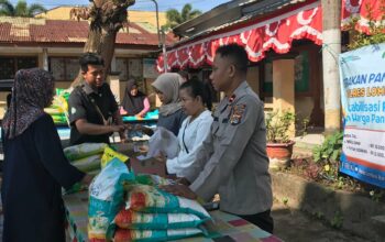 Bulog NTB dan Polres Lombok Barat Pastikan Ketersediaan Pangan Murah di Kediri