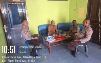 Polsek Rhee Laksanakan Patroli Cipta Kondisi, Pastikan Situasi Aman dan Nyaman di Tengah Masyarakat