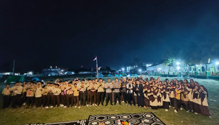 BHABINKAMTIBMAS ZULKIPLI HADI HADIRI KEGIATAN PERKEMAHAN SABTU MINGGU DI WILAYAH MALUK