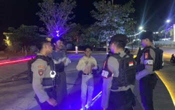 Sat Samapta Polres Bima Kota Gelar Patroli Malam Antisipasi 3C, Perjudian, dan Peredaran Miras