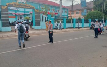 Sat Lantas Polres Bima Kota Gelar Rawan Pagi/Strong Point, Pastikan Kelancaran Lalu Lintas