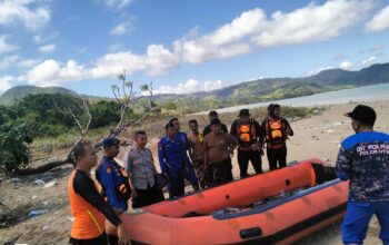 Lombok Barat, Sekotong, Pantai Panggang, pemancing hilang, Basarnas