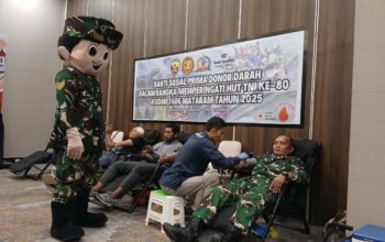 HUT TNI dan Santika, Donor Darah Jadi Wujud Peduli
