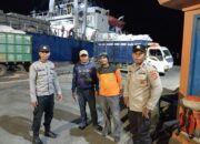Polsek Kawasan Pelabuhan Laut Bima Laksanakan Patroli Rutin di Terminal 1 dan 2