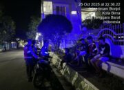 Sat Samapta Polres Bima Kota Gencarkan Patroli Blue Light, Cegah Gangguan Kamtibmas