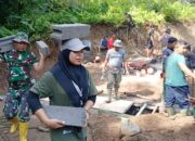 Mahasiswa Unram Turun Tangan Dukung TMMD ke-126 Kodim 1606 Mataram Bangun Desa Giri Madia