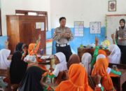 Unit Kamsel Satlantas Polres Bima, Laksanakan Sosialisasi Keselamatan Berlalulintas dan Mengenalkan Tugas Polri di SDN 01 Panda