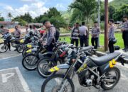 KAPOLRES SUMBAWA BARAT CEK KENDARAAN DINAS, PASTIKAN KELAYAKAN DAN KESIAPAN OPERASIONAL PERSONEL