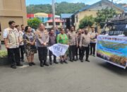 Dalam rangka Pengendalian stabilitas harga beras, Polda Papua Salurkan 165 Ton Beras Lewat Gerakan Pangan Murah di Tiga Provinsi.