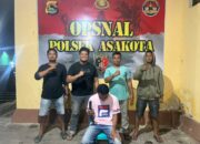 Tim Opsnal Polsek Asakota Gerak Cepat Amankan Terduga Pelaku Pembacokan di Jatibaru Timur