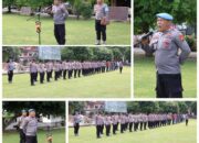 Kasi Propam Polres Sumbawa Barat Pimpin Apel pagi, tekankan disiplin Anggota