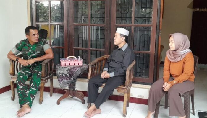 Silaturahmi Duka, Dandim 1606 Kunjungi Keluarga Almarhumah