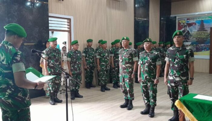 Kodim 1606/Mataram Gelar Tradisi Penerimaan dan Purnatugas