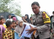 Bhakti Pendidikan Polri, Kapolda Aceh Kirim Bantuan Perlengkapan Sekolah untuk Anak-anak Desa Seumadam